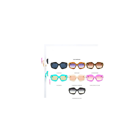 NEW T-SHAPED IRREGULAR TRENDY COLORFUL SUNGLASSES_CWASG0377