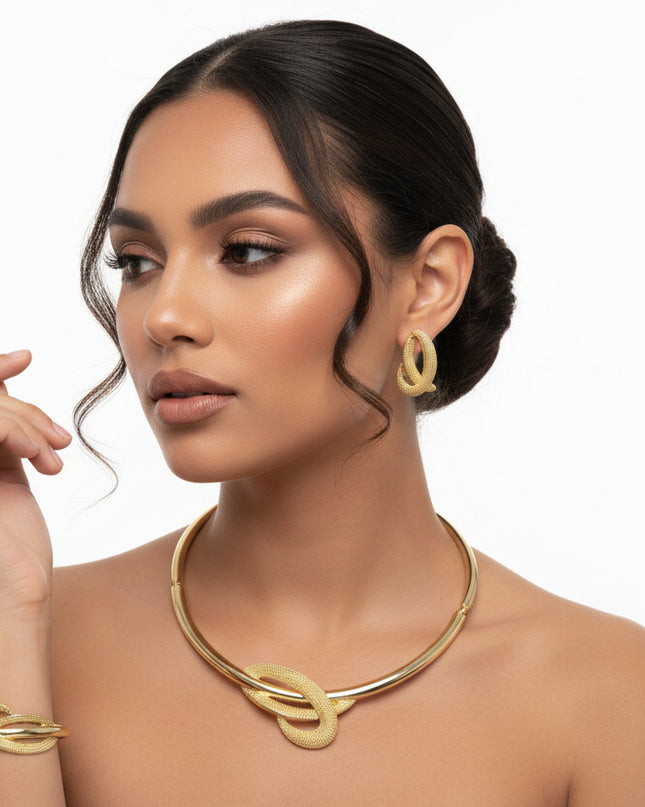 Golden Infinity Embrace Set