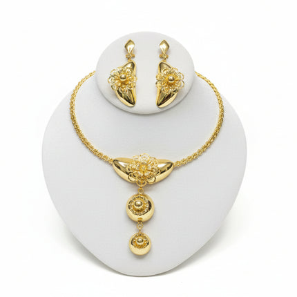 Golden Bloom Cascade Set