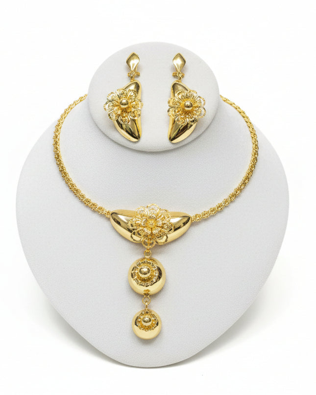 Golden Bloom Cascade Set