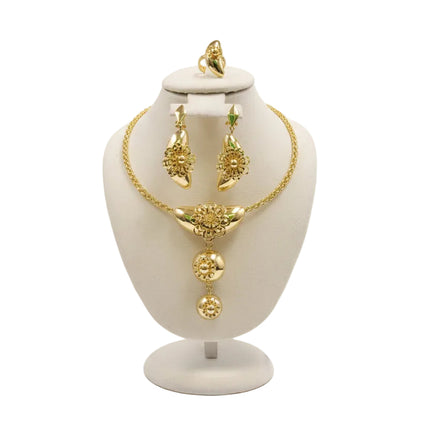 Golden Bloom Cascade Set