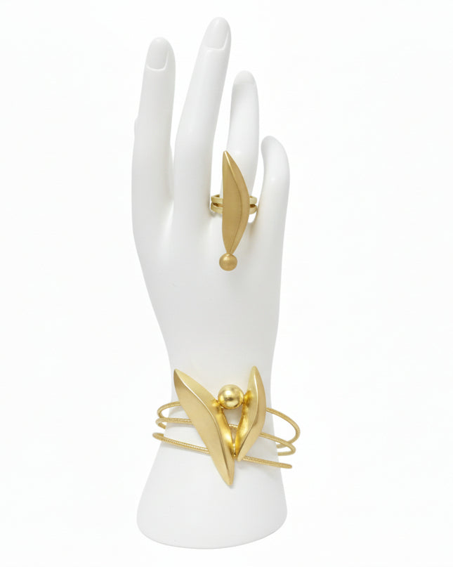 Modern Gold Sculpture