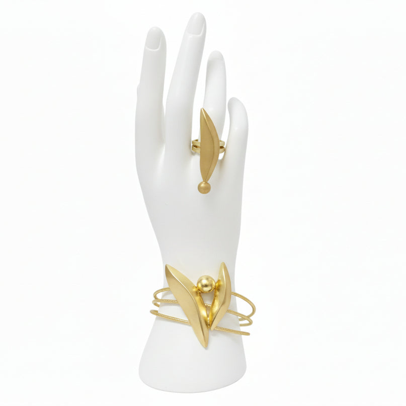 Modern Gold Sculpture