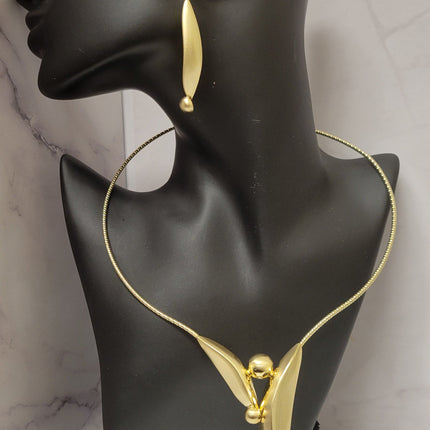Modern Gold Sculpture