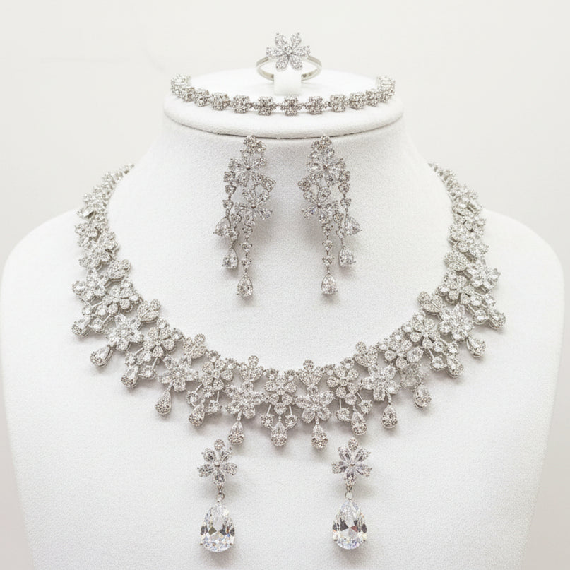Frosted Blossom Elegance