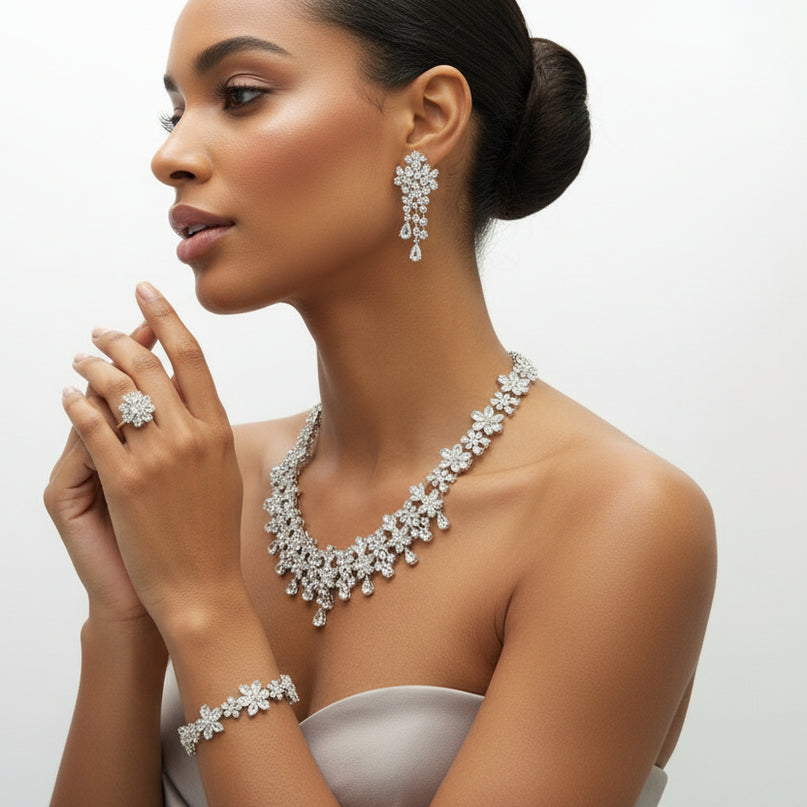 Frosted Blossom Elegance