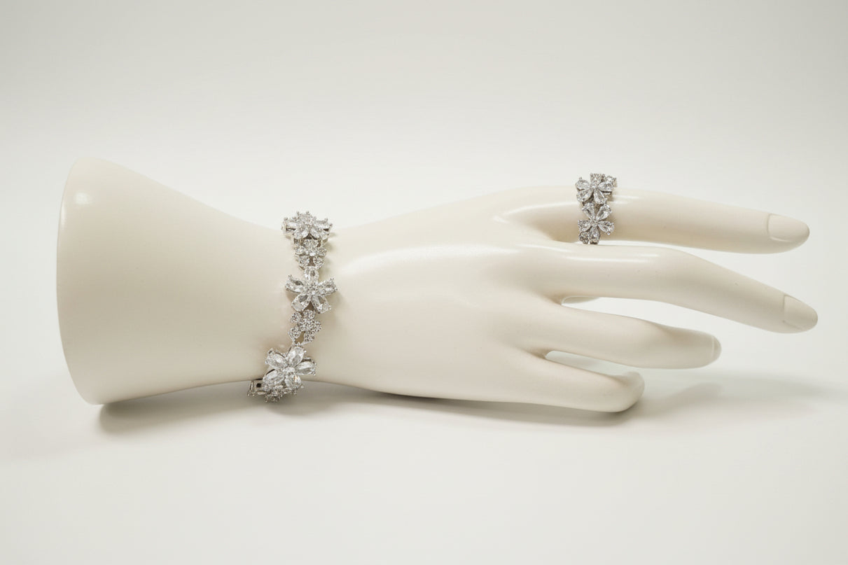 Frosted Blossom Elegance