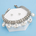 Clear / 16 + 3.5 inches / Rhodium