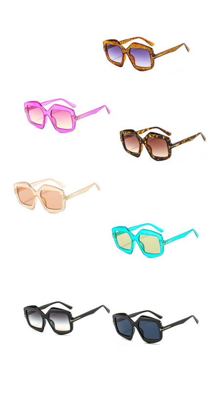 NEW T-SHAPED IRREGULAR TRENDY COLORFUL SUNGLASSES_CWASG0377