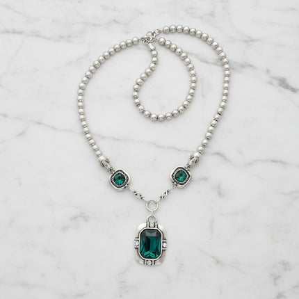 Fine silver plated hand made jewelry set