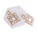3 inches / Gold / Clear