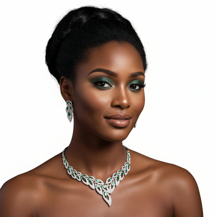 Emerald Enchantment Leaf Set