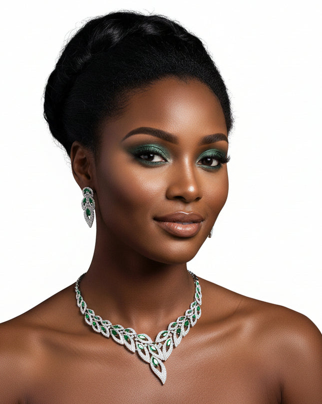 Emerald Enchantment Leaf Set