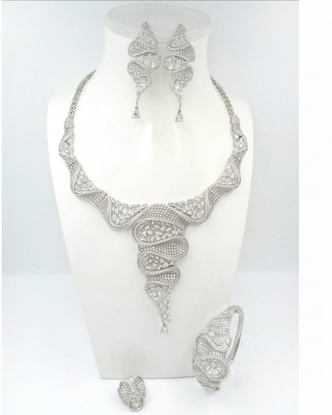 Serpentina Royale Zirconia Bridal Jewelry Set –