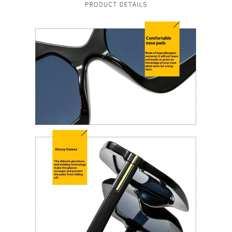 NEW T-SHAPED IRREGULAR TRENDY COLORFUL SUNGLASSES_CWASG0377